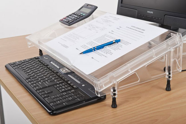 Microdesk ergonomic writing table