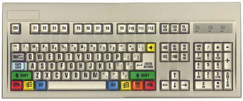 Large Print PS2 keyboard