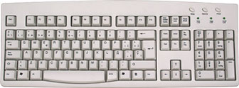 Ivory Spanish Keyboard