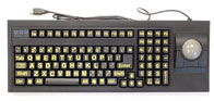Large Print Keyboard with built-in Trackball