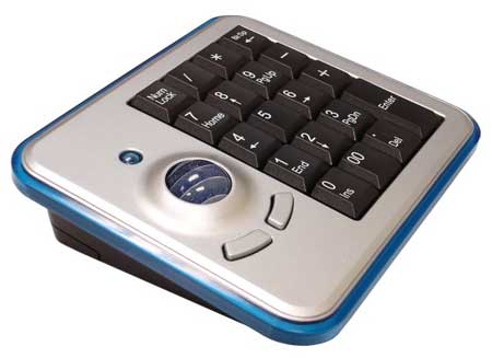 Wireless Keypad with Optical Trackball